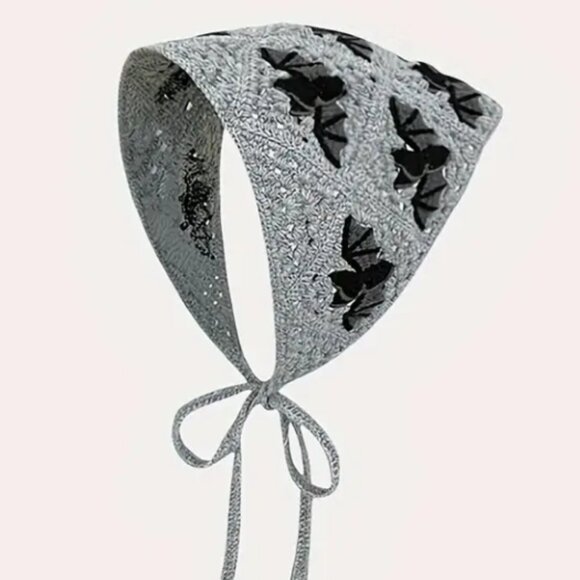 New! Hippie Headband Bandana Bats Hand Tie Homemade Kerchief - Cool! - Picture 2 of 2